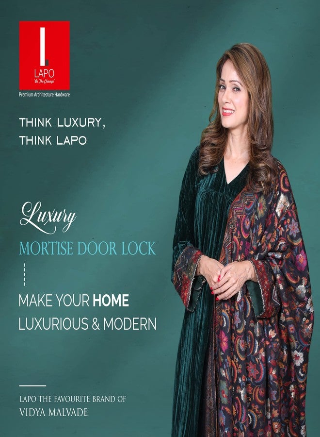 LAPO Mortise Door Lock Set - Heavy Duty Main Door Lock with Keys, 60mm Cylinder, 45x45 mm Lockbody, Handle Lock for Home, Office, Bedroom, Hotel (Antique Finish, 3 Years Warranty) Cy-131 - Image 2